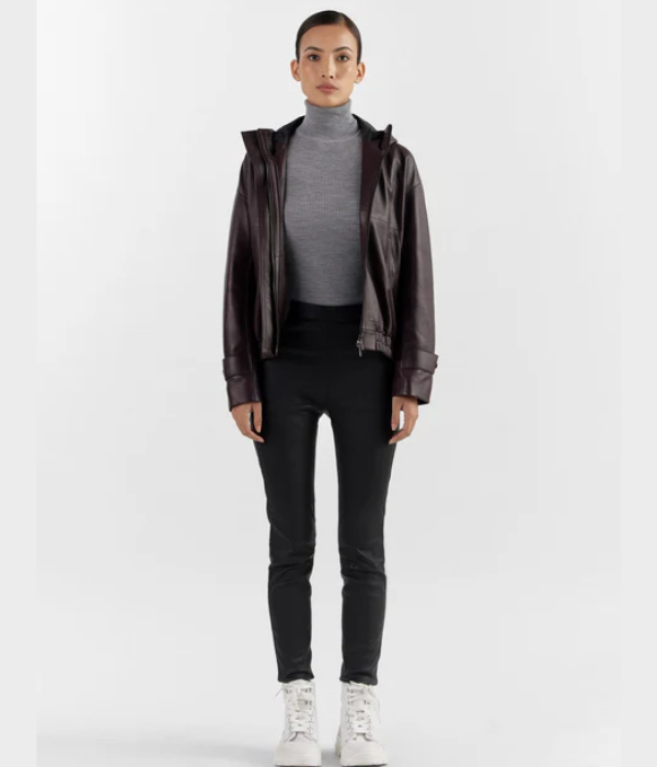 Pd Femme Women Leather Jacket-GLJK155