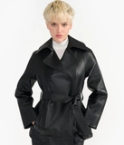 Signature Black Women Leather Jacket-GLJK161