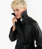 Signature Black Women Leather Jacket-GLJK161