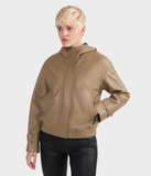 Signature Women Leather Jacket-GLJK164