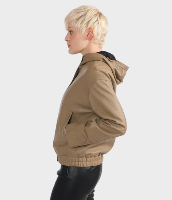 Signature Women Leather Jacket-GLJK164