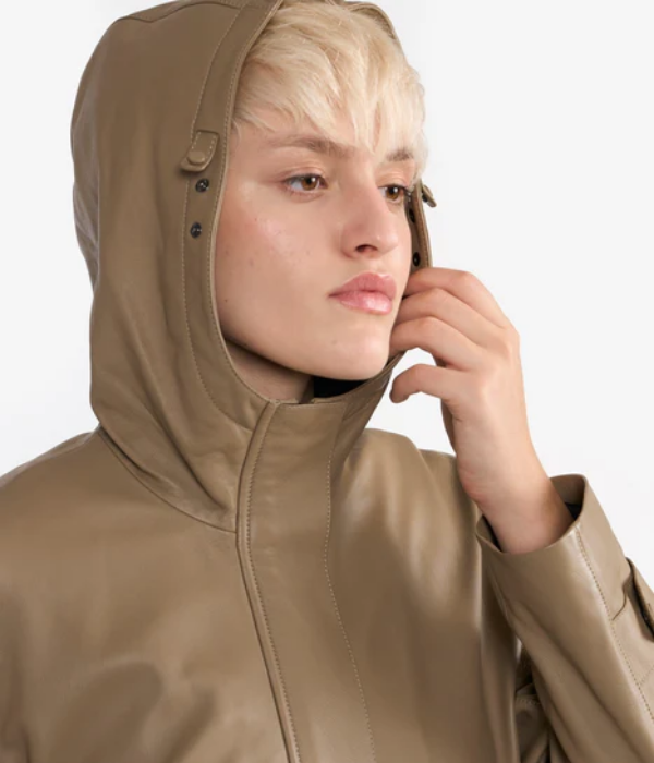 Signature Women Leather Jacket-GLJK164