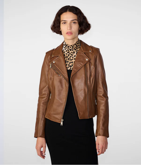 Women Black Asymmetrical Leather Jacket - Luxury & Edgy Style-GLJK37